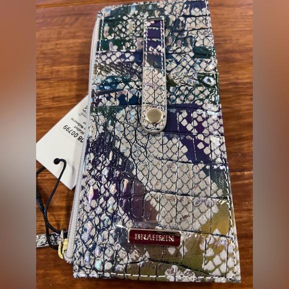 NWT Brahmin Spellbound Credit Card Ombre Melbourne Wallet - Picture 10 of 13